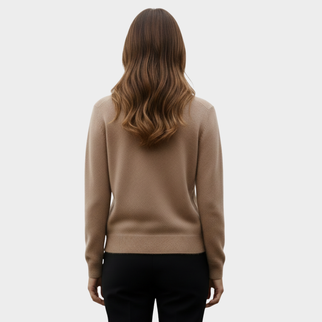 Knit Cardigan Beige Button Front Long Sleeve