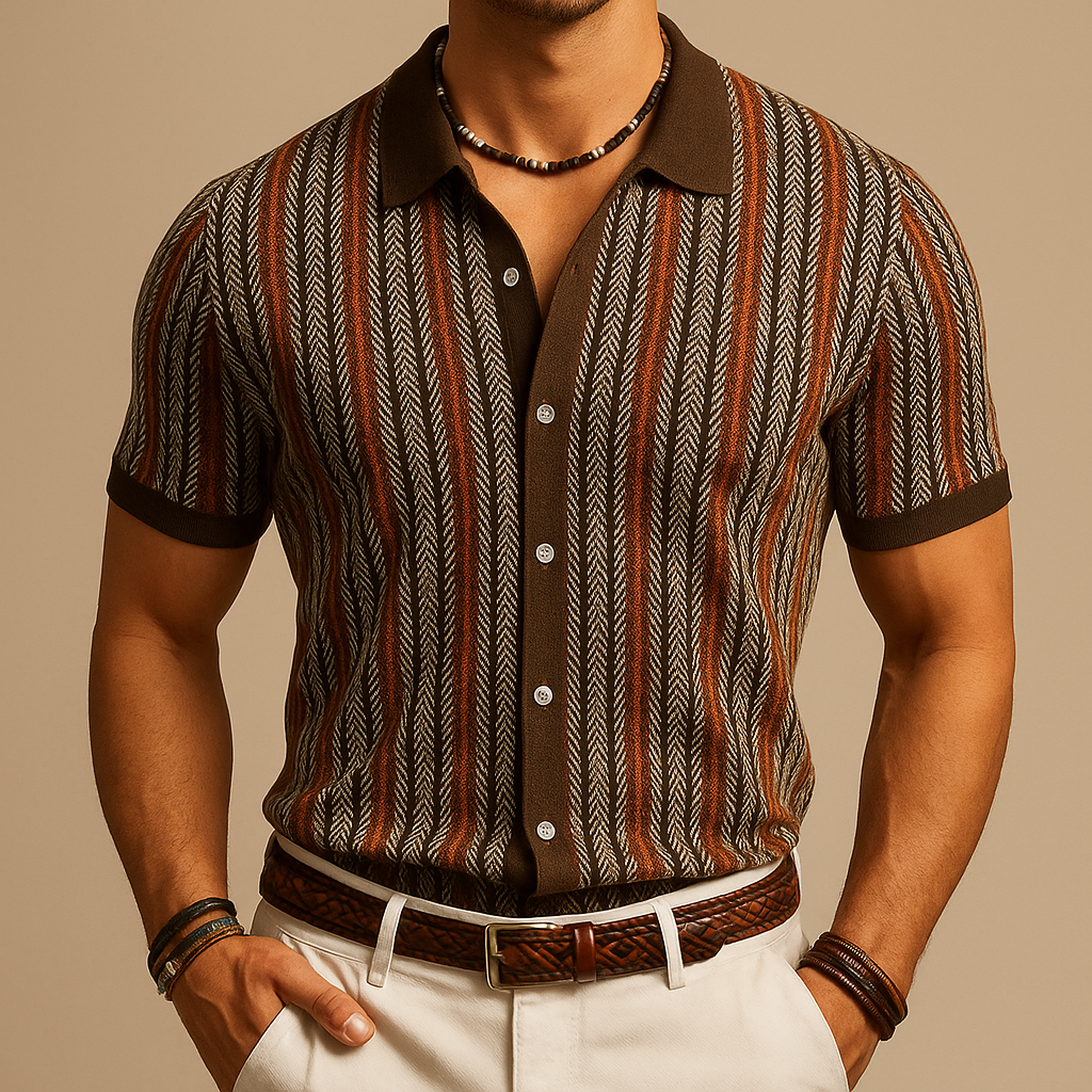 Men's Button Down Shirt - Alban Style