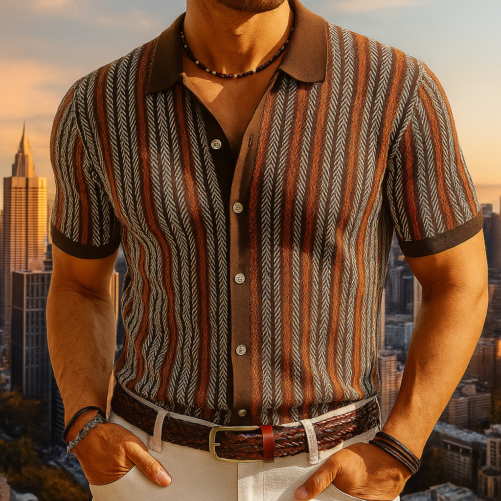 Men's Button Down Shirt - Alban Style