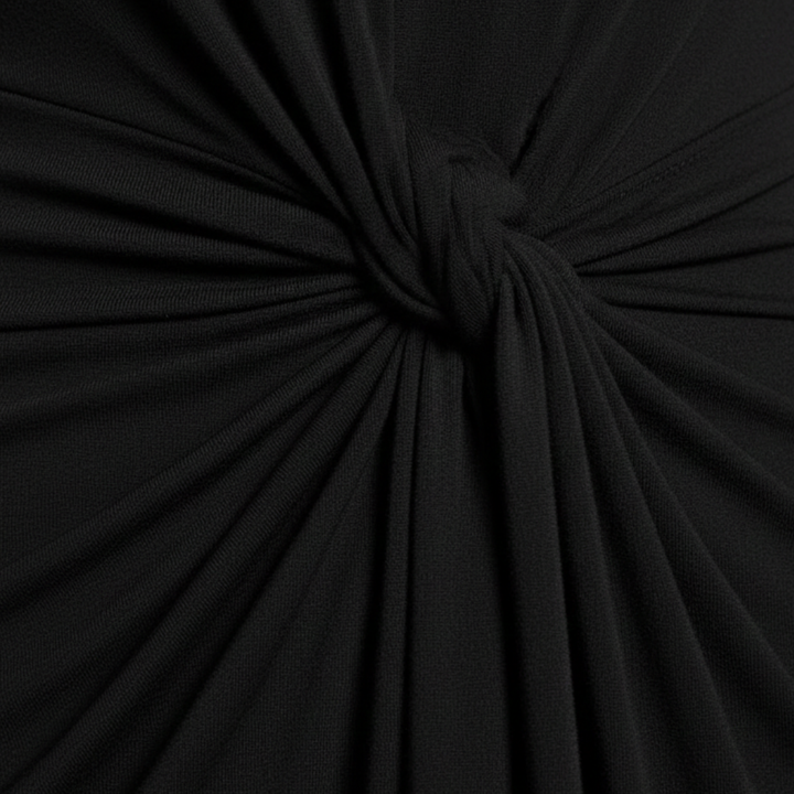 Maxi Dress Black Long Sleeve Jersey