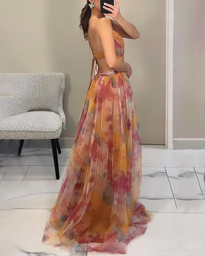 Women's Floral Maxi Dress