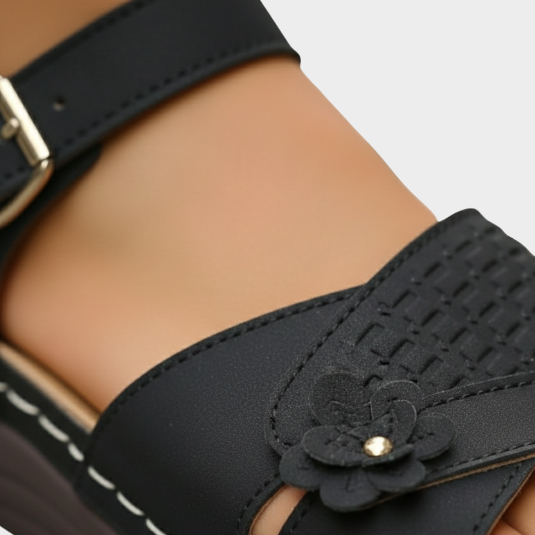 Comfortable Sandals Synthetic Leather Adjustable Strap