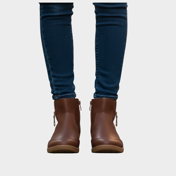 Women’s Orthopedic Leather Ankle Boots