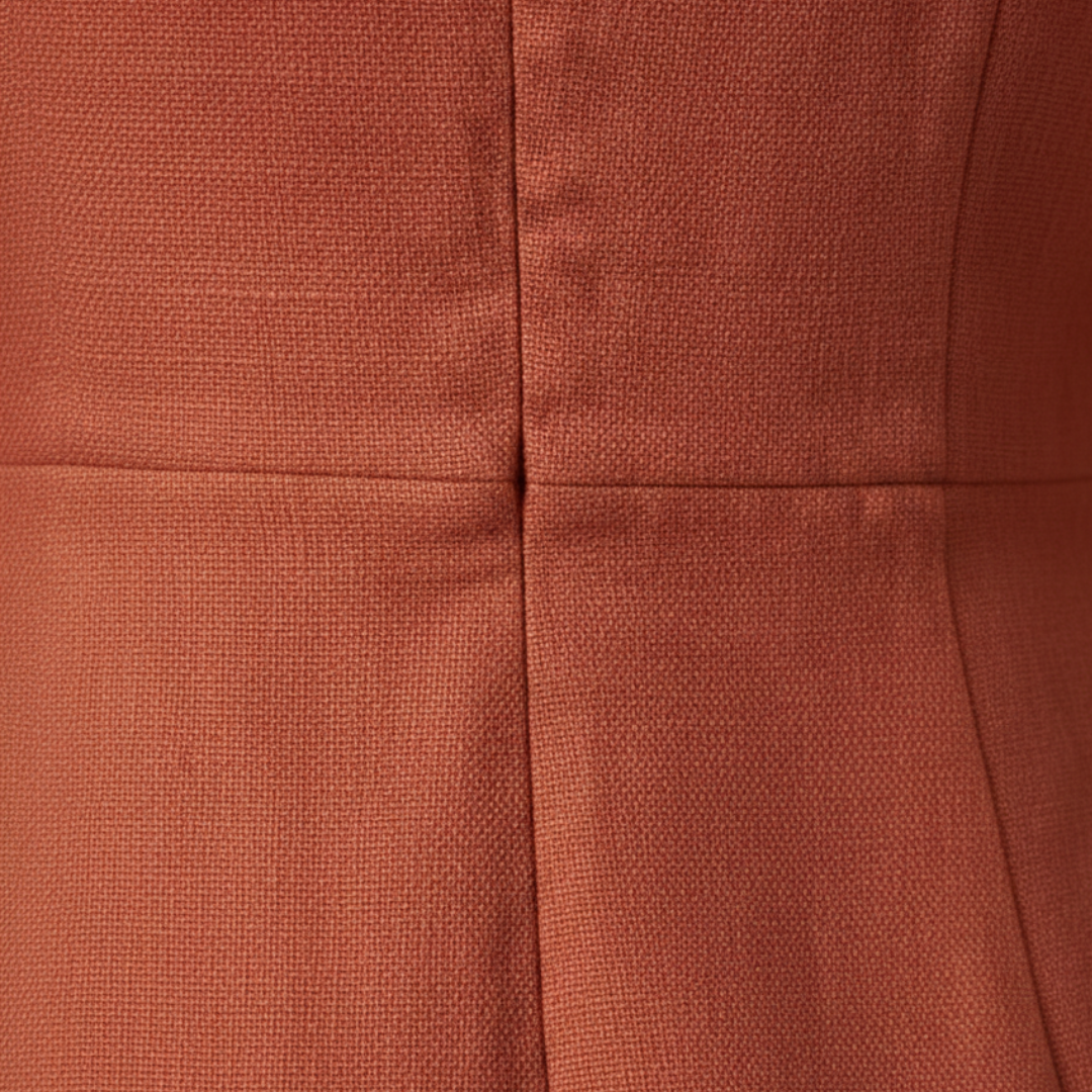 Mini Dress V Neck Sleeveless Linen Blend