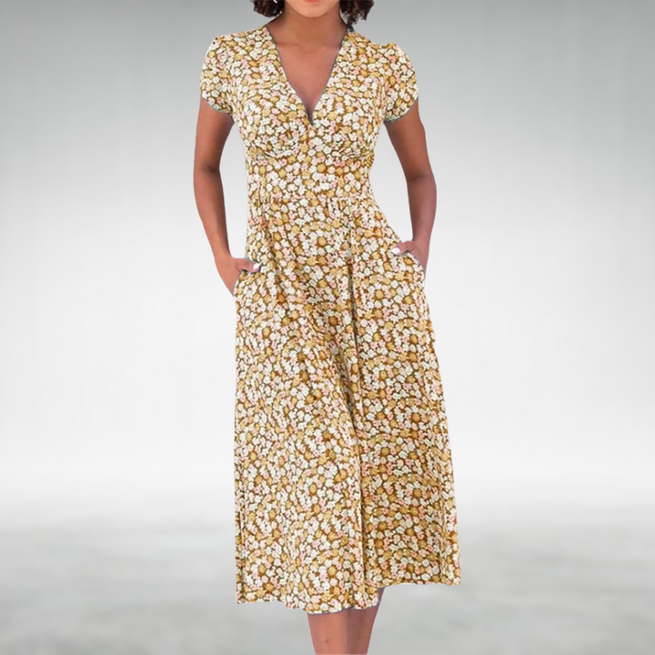 Women's Summer Dress - Elegant and Versatile Design