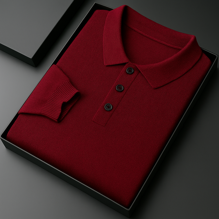 Cashmere Button Up Shirt Long Sleeve Regular Fit