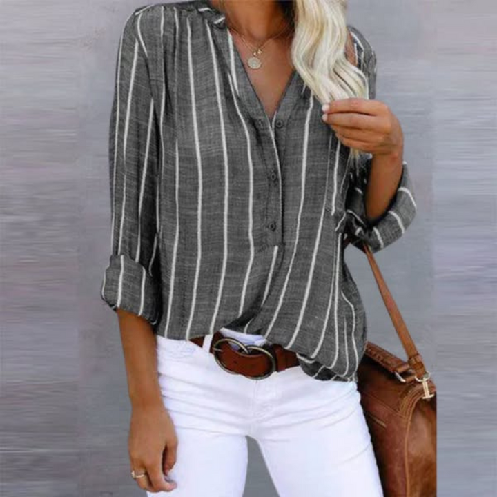 Women's Striped Summer Blouse