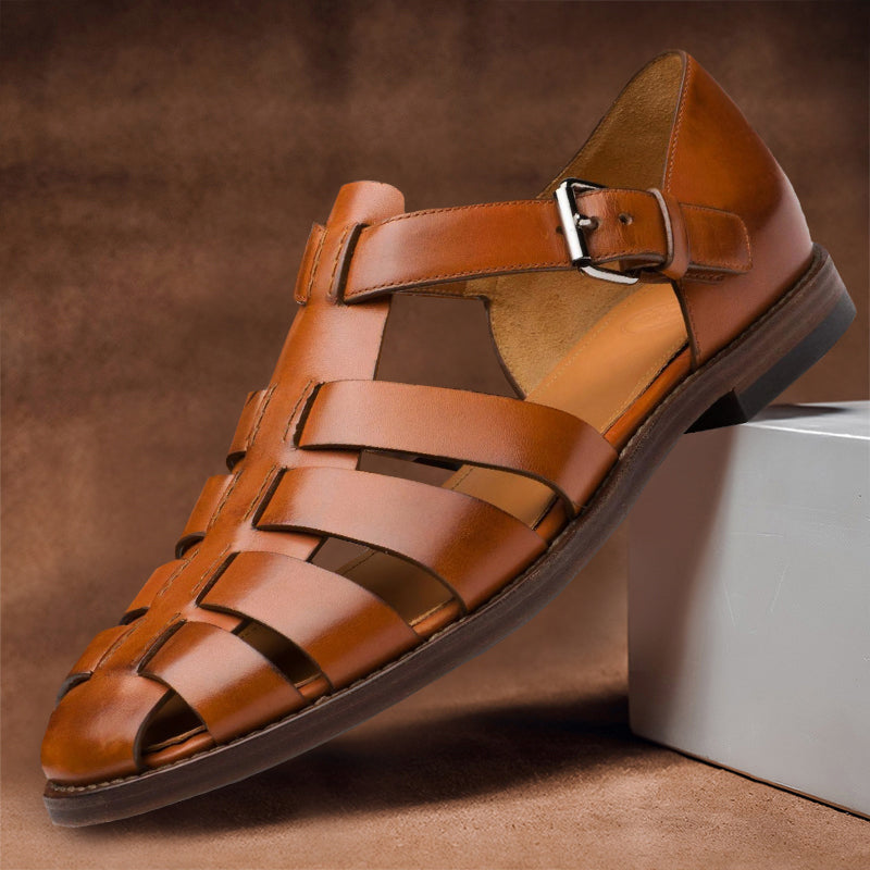 Men's Leather Fisherman Sandals