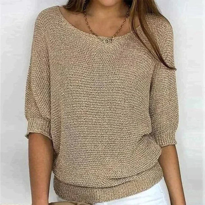 Women's Loose Knit Pullover Sweater