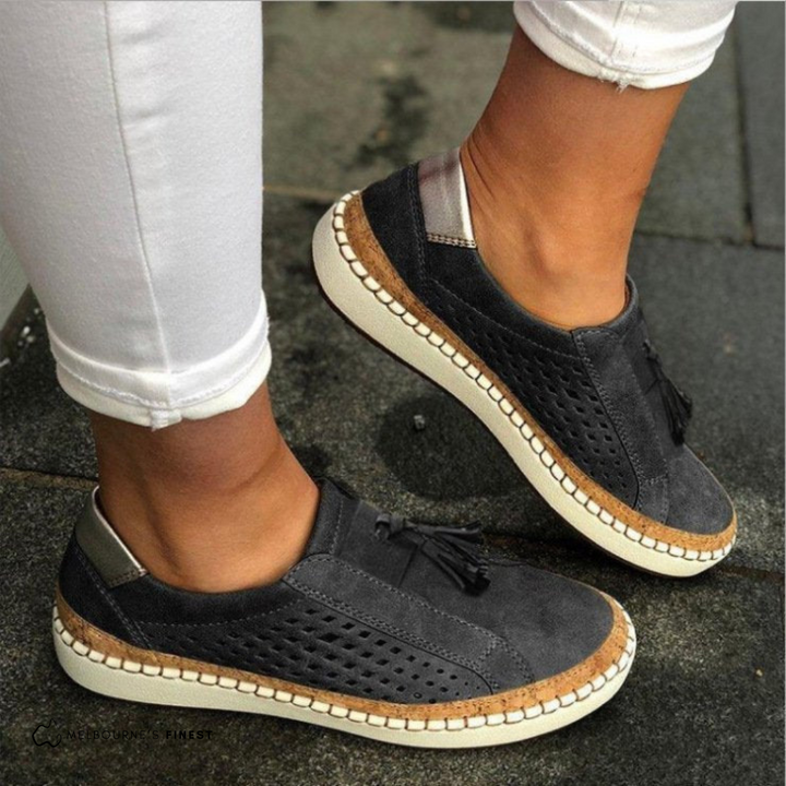 Women's Slip-On Perforated Shoes
