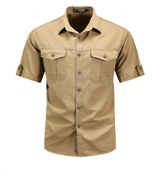 Men's Cargo Shirt - Durable for Outdoor Activities