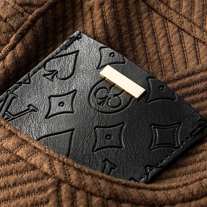 Men's Knit Pants with Jacquard Design