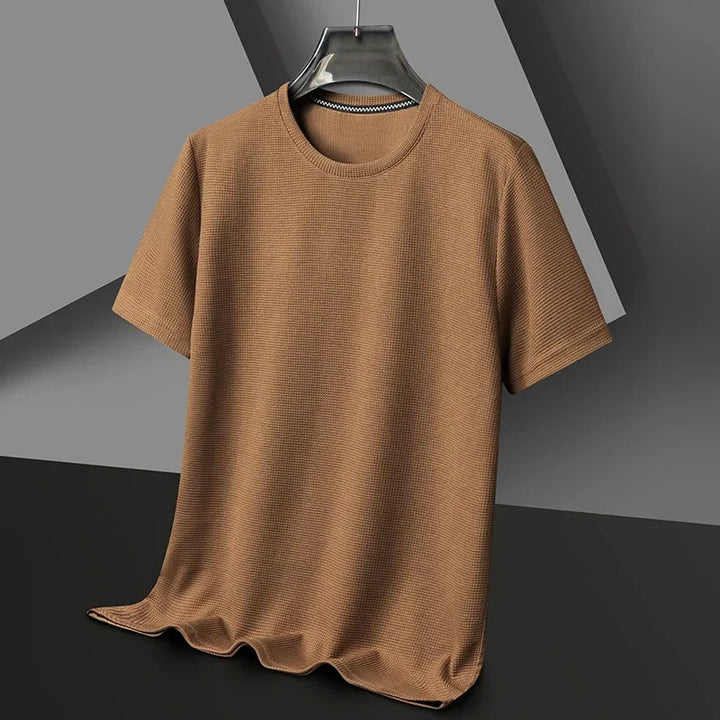 Men's Cotton Waffle Shirt for Summer Wear
