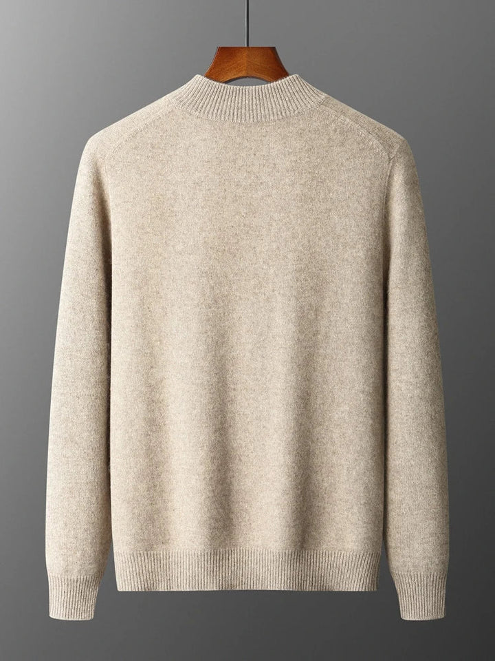 Men's Merino Wool Crest Cardigan