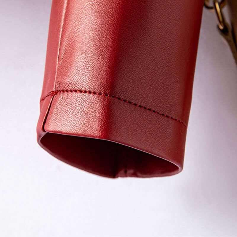 Women's Leather Motorcycle Jacket