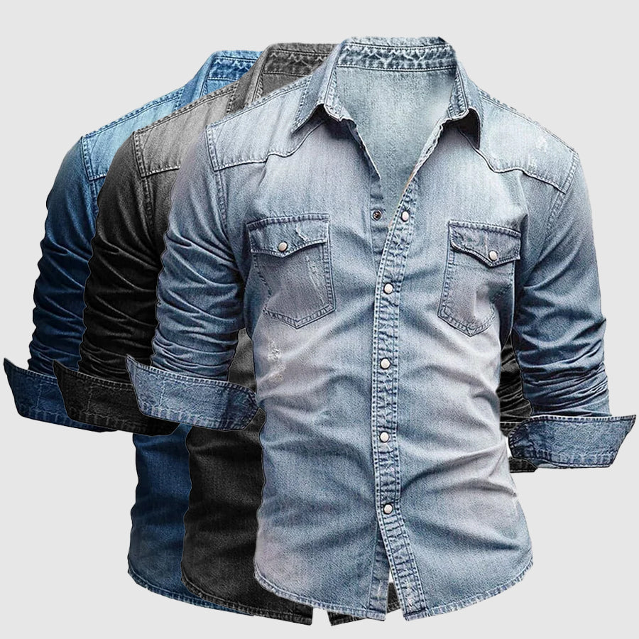 Men's Denim Shirt - Miami Style
