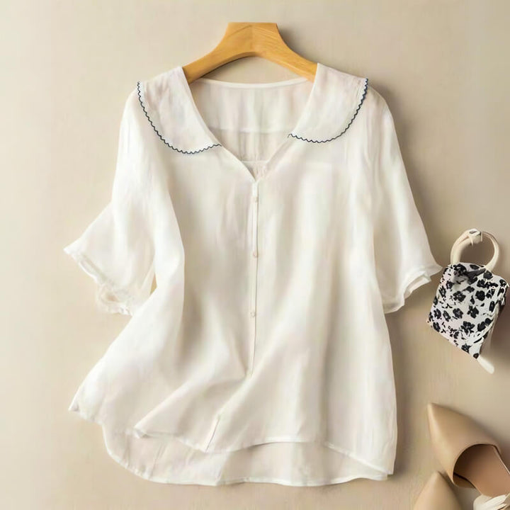 Women's Cotton-Linen Blouse