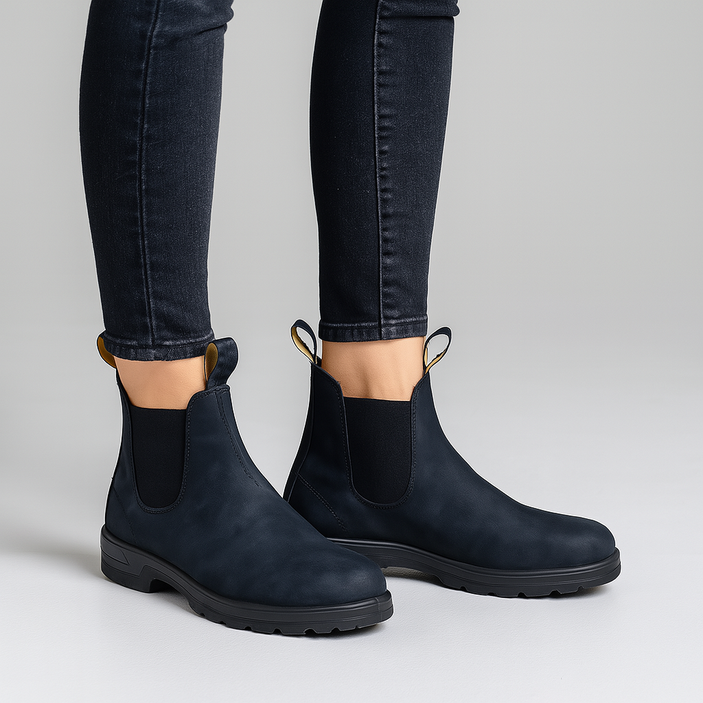 Women's Chelsea Boots - Classic Slip-On Style