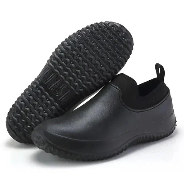 Men’s waterproof slip on work shoes