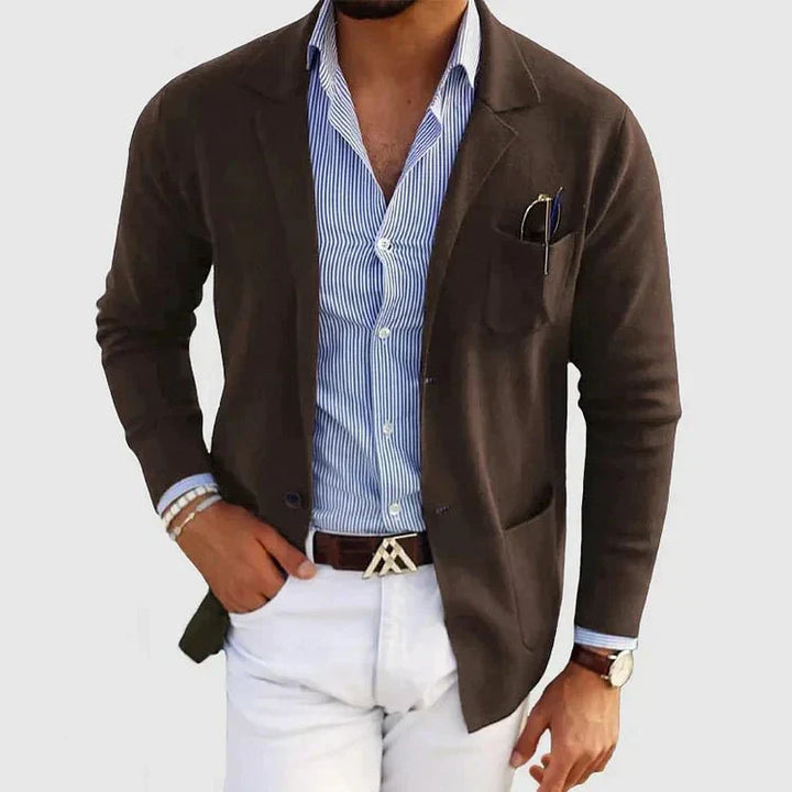 Men's Casual Knit Blazer