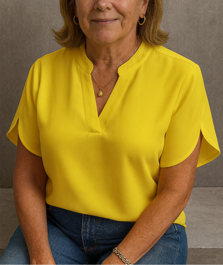 Hailey - Lightweight V-Neck Blouse